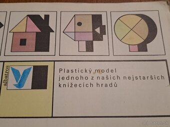 Papírový model hradu Zvíkov, vydal Albatros, 1990 - 9