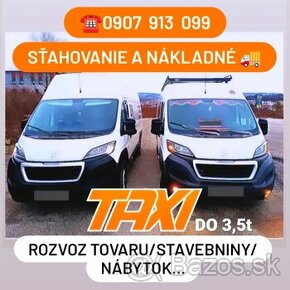 DODÁVKA / SŤAHOVANIE / ihneď 0907 913 099 Snina - 9