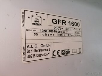 Profi gastro mraznička select horeca gfr 1600 (600L) - 9