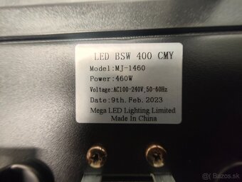 Predám 4 ks profesionálne ledkové hlavy LED BSW 400W(3 in 1) - 9