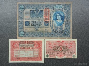 Bankovky staré RU a staré Rakúsko - 9