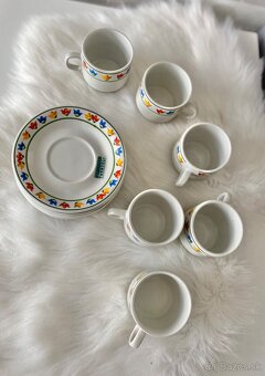 Retro taliansky porcelánový espresso set Tognana - 9