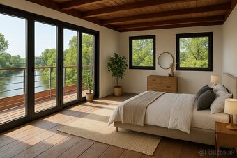 Štýlový houseboat 427 m² v drevenom švajčiarskom dizajne - 9