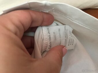 CALVIN KLEIN originál smotanove damske tricko S/M - 9