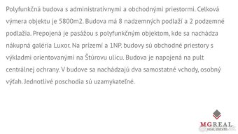 Kancelárie 22m2 Luxorka, Staré Mesto, Štúrova ul. - 9