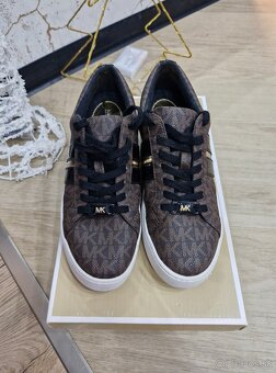 NOVE Michael Kors cierne,hnede,kremove,zlate tenisky 36-39 - 9