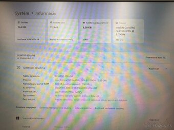 Notebook HP 840 G1 / i5 / 8GB RAM / 256GB SSD / W11 - 9