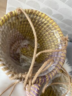 Závesné natural boho kvetináče - 9