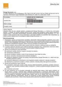 Nový Honor 400 512GB z Orange záruka 2r - 9