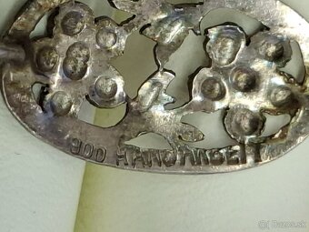 Strieborná sada šperkov - náhrdelník a náramok - 9