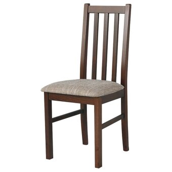 Jedálenské stoličky - orech/hnedá 3ks - 9