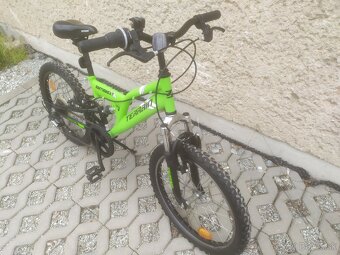 Detský celoodpružený bicykel 20" - 9