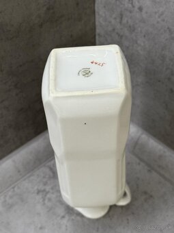 STAROŽITNÉ NÁDOBY NA OCOT A OLEJ, FIALKY - TOP STAV - 9