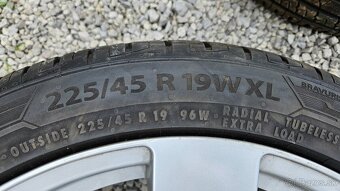 Mazda 6 Dezent Al disky + letné pneumatiky R19 - 9