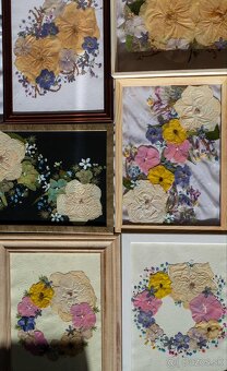 Kvetinové obrazy home made - 9