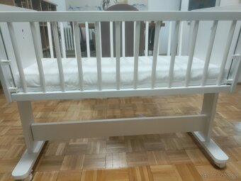 Detská kolíska biela - 9