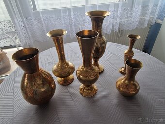 Tradičné indické mosadzné dekorácie - 9