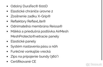Predám dámsku textilnú bundu a dámske textilné nohavice - 9