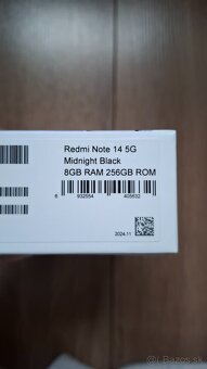 Xiaomi Redmi Note 14 5G 8/256 GB - 9