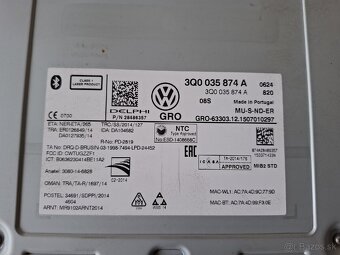 autorádio + navigácia Passat B8 - 9