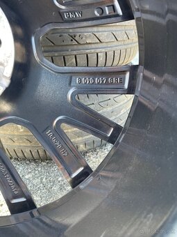 Predám ORIGiNAL BMW 7  disky pneumatiky - 9