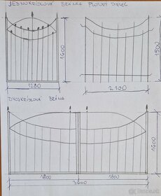 Kovaná brána, bránka a plotové dielce - 9