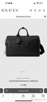Gucci Jumbo GG Duffle Bag Small - 9