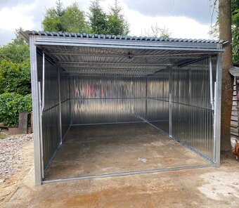 Plechová garáž 3x5m MONTÁŽ DOPRAVA ZDARMA PO CELOM SLOVENSKU - 9