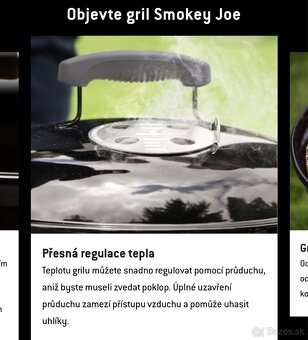 Gril Weber Smokey Joe premium 37cm - 9