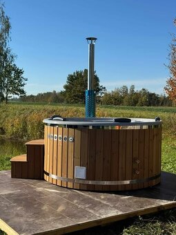 Hottub, drevený kúpací sud - 9
