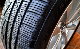 alu R17 5x120, senzory tlaku, zimné pneu 225/55, orig. BMW 5 - 9