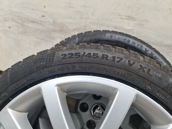 5x112 R17 ŠKODA + ZIMNE PNEU 225/45 R17 - 9