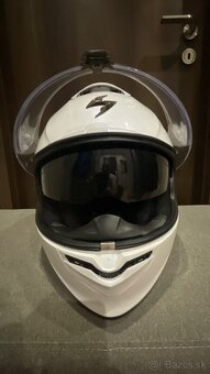 Prilba SCORPION EXO -1400 EVO II AIR SOLID PEARL WHITE - 9