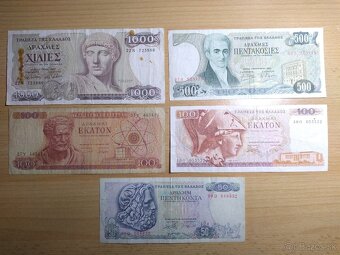 Bankovky Európa 1 - 9