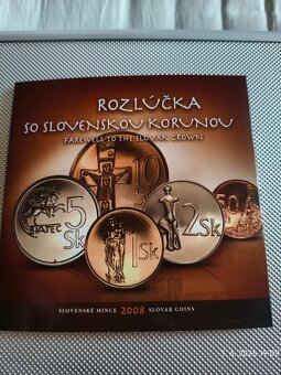 Sady mincí SR Pohronie, Gemer rozlúčka s korunou. - 9