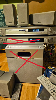 2x DVD prehrávač SONY, reproduktory z domaceho kina SONY - 9