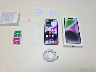 Apple iPhone 14 128gb MIDNIGHT,ZÁRUKA,BATERKA 100% - 9