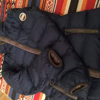 Predám nový DÁMSKY KABÁT COLMAR Navy blue velk M - 9