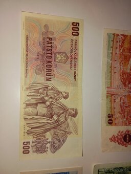 SESTAVA BANKOVEK 10-1000 KČS, 80. LÉTA, 6 RŮZNÝCH NOMINÁLŮ - 9