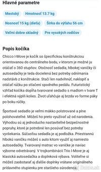 Kočík Chicco trio i-move trojkombinácia - 9