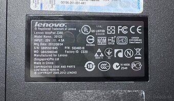Lenovo IdeaPad/ i3 2328M/4GB RAM/ 120GB SSD/ 2x graf./13.3" - 9