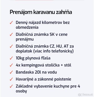 Prenájom karavanu Žilina - 9