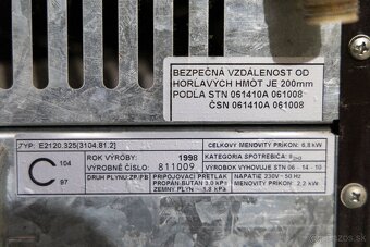 Kombinovaný sporák: GAS Katka - 9