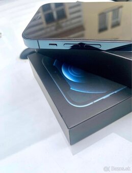 iPhone 12 Pro Pacific Blue BATERIE 100% TOP - 9