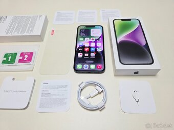 Predám Apple iPhone 14 128gb MIDNIGHT BATERKA 100% - 9