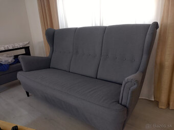 TOP STAV Ikea strandmon gauc sivy - 9