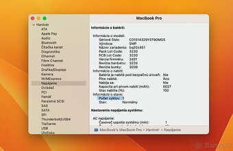 MacBook Pro 13", model A1708, NOVÁ BATERKA - 9