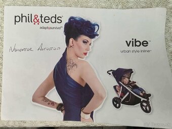 Phil&Teds Vibe súrodenecký kočiar - 9