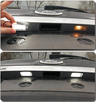 LED ŠPZ FORD Mondeo mk4 mk5 Focus Kuga Ranger - 9