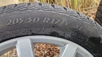 Zimná ALU VW sada 205/50 R17 , 5x112, VW Golf Vll - 9
